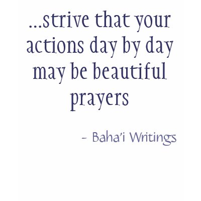 ...strive that your actions day by day may be b... tee shirts by joonbaby