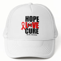 Stroke Awareness Hope Love Cure hats by giftsforawareness Stroke Awareness Hope Love Cure hats