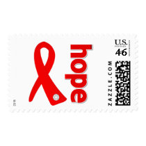 Stroke Awareness Hope Ribbon Postage Stamps