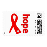 Stroke Awareness Hope Ribbon postage