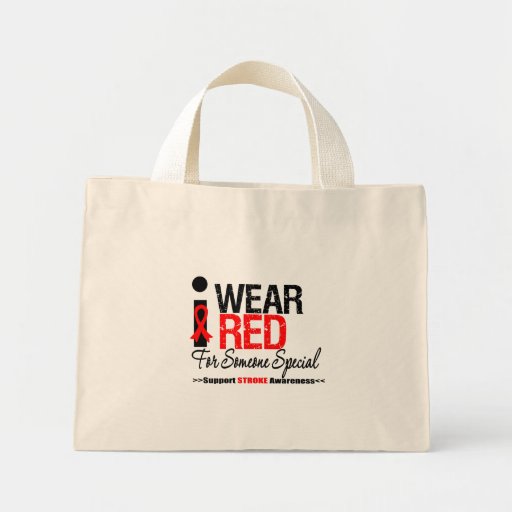 Stroke Awareness I Wear Red For Someone Special Bag