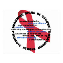 Stroke Awareness & Prevention Postcard