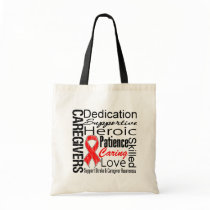 Stroke Caregivers Collage Canvas Bag
