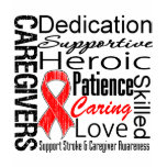 Stroke Caregivers Collage T-shirts