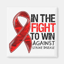 Stroke Disease - Fight To Win Magnets