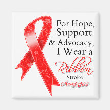 Stroke Disease Support Hope Awareness Magnet