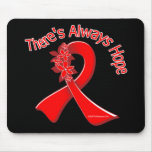 Stroke Disease There's Always Hope Floral Mouse Pad
