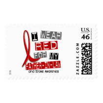 Stroke I WEAR RED FOR MY FATHER-IN-LAW 37 Stamps