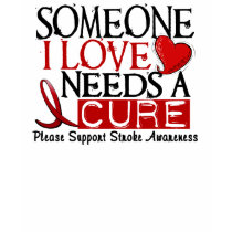 Stroke NEEDS A CURE 1 t-shirts by awarenessgifts Stroke NEEDS A CURE 1 t-shirts