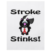 StrokeStinks Skunk Awareness Design Custom Flyer
