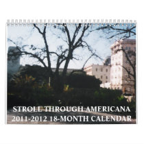 Stroll Through Americana 2011-2012 18-Month Calend Wall Calendars