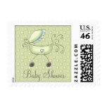 Stroller Baby Shower Invitation Stamp