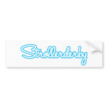 Strollerderby (Blue) bumper stickers