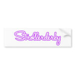 Strollerderby (Purple) bumper stickers