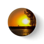 Strolling couple at sunset, Ottawa River, Ontario, buttons