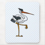 Strom Stork Mouse Pad