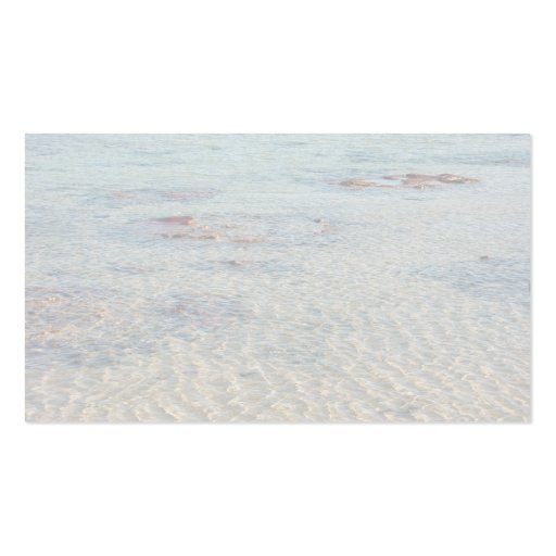 Stromatolites At Shark Bay Business Card Templates (back side)