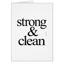 Strong and clean cards by macwells Strong and clean cards