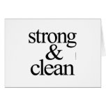 Strong and clean cards