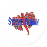 Strong as Brick Wall stickers