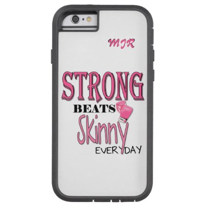STRONG BEATS Skinny everyday! Pink Boxing Gloves Tough Xtreme iPhone 6 Case
