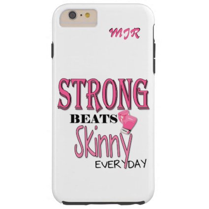 STRONG BEATS Skinny everyday! Pink Boxing Gloves Tough iPhone 6 Plus Case