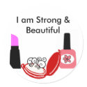 Strong & beautiful stickers by marcya7 Strong & beautiful stickers