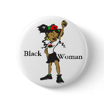 Strong Black Woman Button