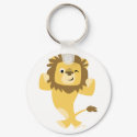 Strong Cartoon Lion keychain by Lioness_Graphics Strong Cartoon Lion keychain