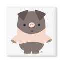 Strong Cartoon Pig magnet