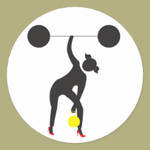 Strong Chick stickers