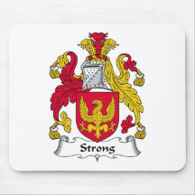 Strong Family Crest Mouse Mat