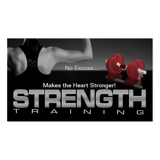 Strong Heart Business Card (front side)