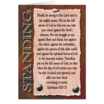 Strong in the Lord Card