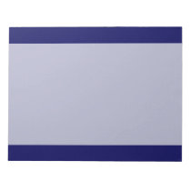 Strong indigo notepad