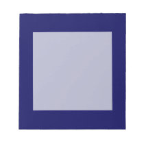 Strong indigo notepad