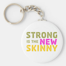 Strong is the New Skinny - Sketch Keychains