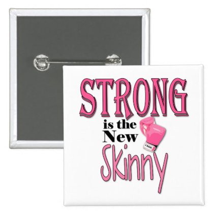 STRONG is the new Skinny! With Pink Boxing Gloves Pins
