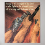 Strong is the Strength of the Lord posters
