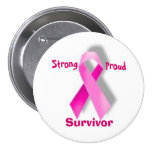 Strong Proud Survivor button