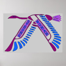 Strong Woman Flying Print