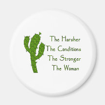 Strong Woman Fridge Magnets