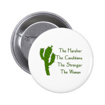 Strong Woman Pinback Buttons