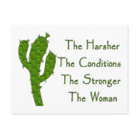 Strong Woman Postcard