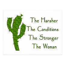 Strong Woman Postcard