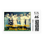 Strong Women make Strong Families Postage Stamps