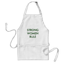 STRONG WOMEN RULE aprons by MikaylaMiles STRONG WOMEN RULE aprons