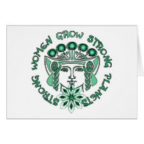 Strong Women Strong Planet Greeting Card