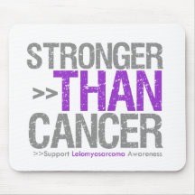 Stronger Than Cancer - Leiomyosarcoma Mouse Pads