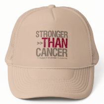 Stronger Than Cancer - Myeloma hats by cancerapparel Stronger Than Cancer - Myeloma hats